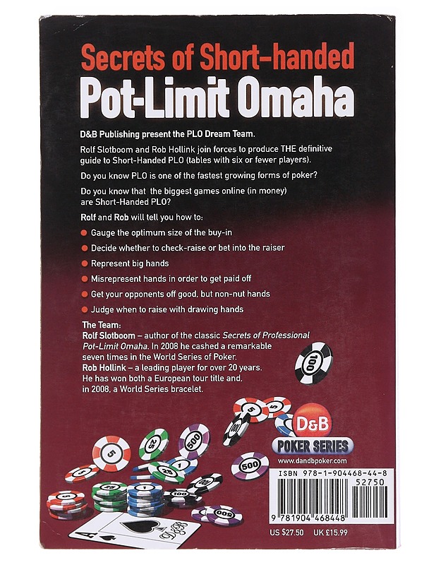 Secrets of Short-handed Pot-Limit Omaha - Slotboom, Rolf - Tietokirjat ja oppaat - 10105583278 - 1