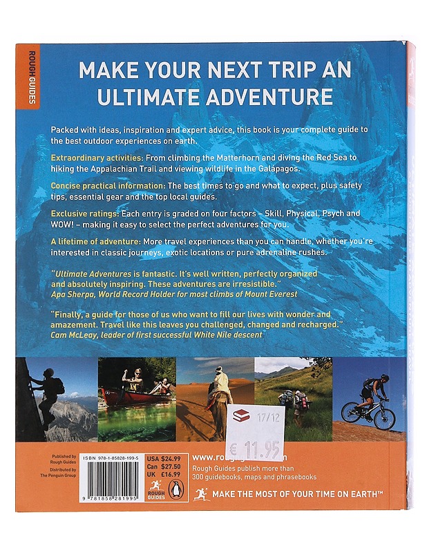 Ultimate adventures : a rough guide to adventure travel - Greg Witt - Romaanit ja novellit - 10105583318 - 1