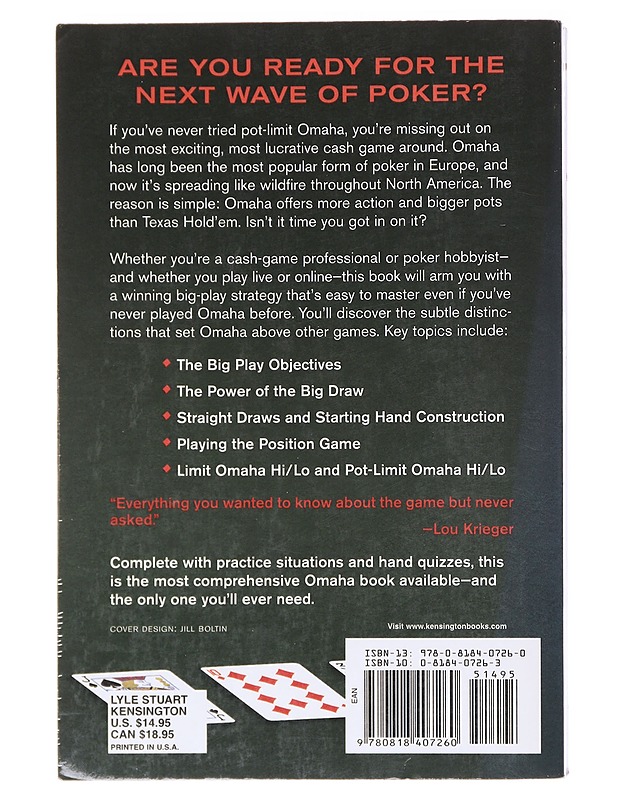 Pot-limit Omaha poker : the big play strategy - Jeff Hwang - Tietokirjat ja oppaat - 10105583398 - 1
