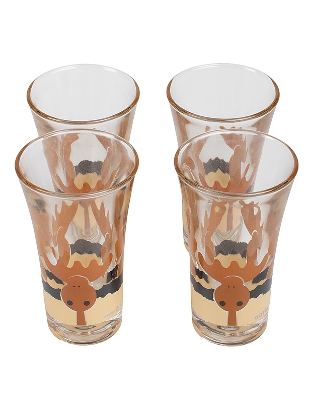 AARIKKA Hirvonen snapsilasi, 4 kpl - Designsuosikit - 10105583417 - 0