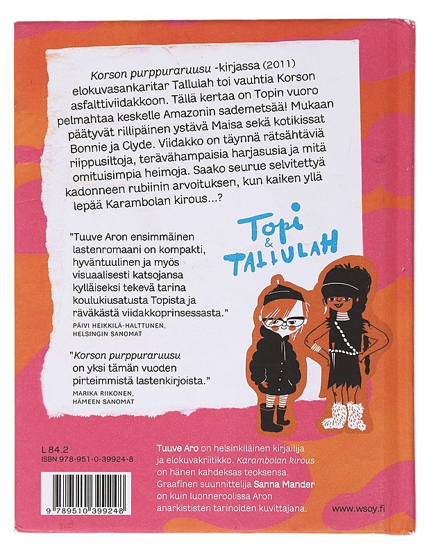 Karambolan kirous - Aro, Tuuve - Lastenkirjat - 10105583480 - 1