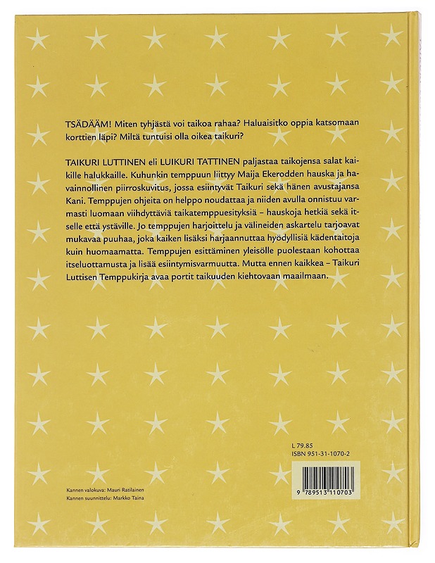 Taikuri Luttinen / temppukirja - Luttinen, Jarmo - Tietokirjat ja oppaat - 10105583494 - 1