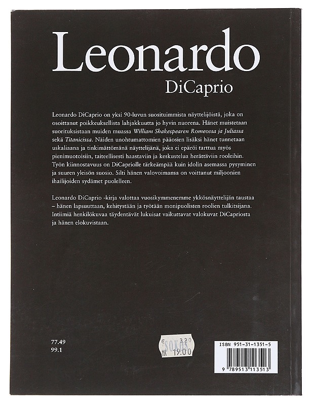 Leonardo DiCaprio - Robb, Brian J. - Elämäkerrat ja muistelmat - 10105583500 - 1