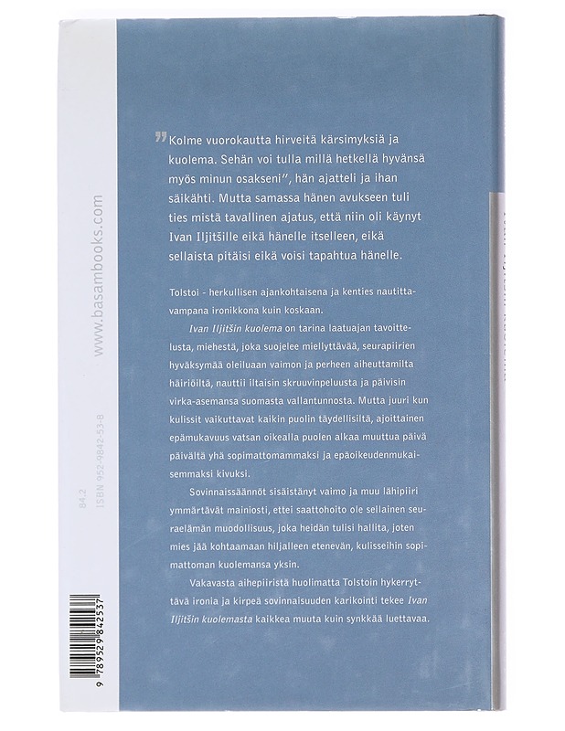 Ivan Iljitsin kuolema - Tolstoi, Leo - Romaanit ja novellit - 10105583502 - 1