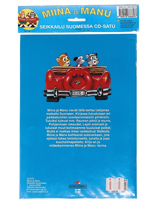 Miina ja Manu : seikkailu Suomessa - Koivisto, Jari - Lastenkirjat - 10105583516 - 1