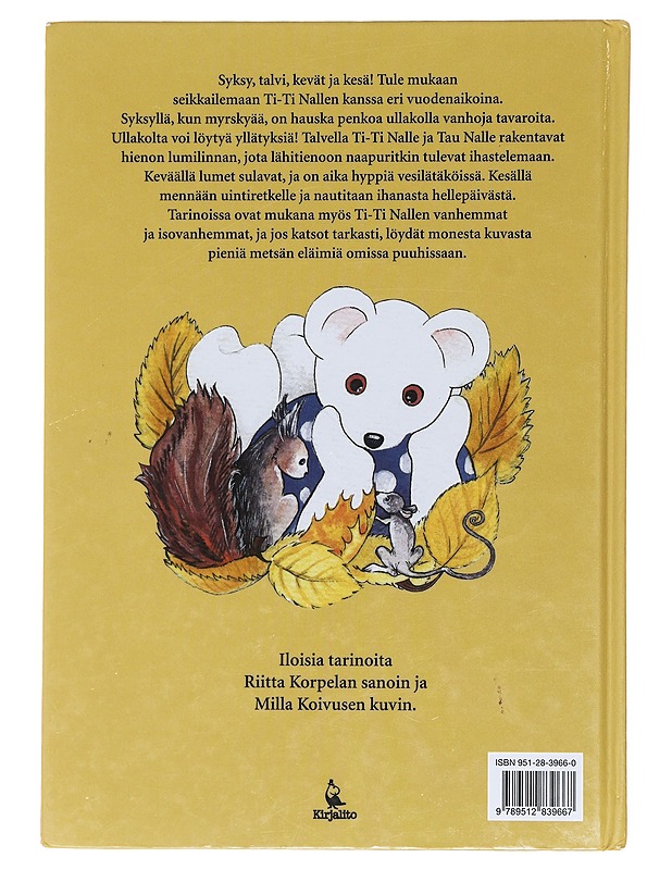 Ti-Ti Nallen vuodenajat - Korpela, Riitta - Lastenkirjat - 10105583522 - 1