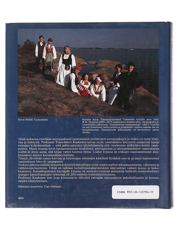 Suomalaiset kansanpuvut ja kansallispuvut - Kaukonen, Toini-Inkeri - Historiakirjat - 10105583519 - 1