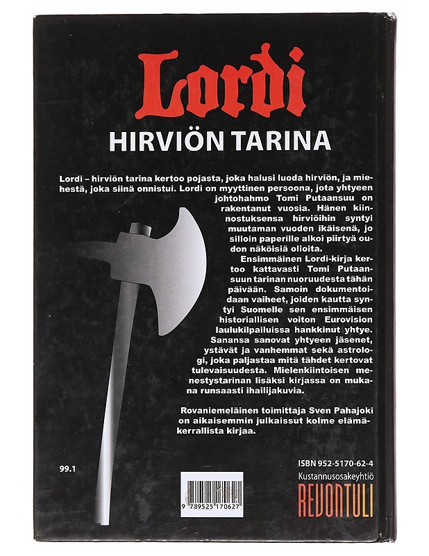 Lordi / hirviön tarina - Pahajoki - Elämäkerrat ja muistelmat - 10105583518 - 1