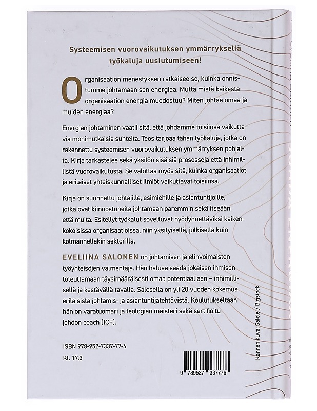 Johda energiaa : kohti uusiutuvaa organisaatiota - Eveliina Salonen - Tietokirjat ja oppaat - 10105583545 - 1