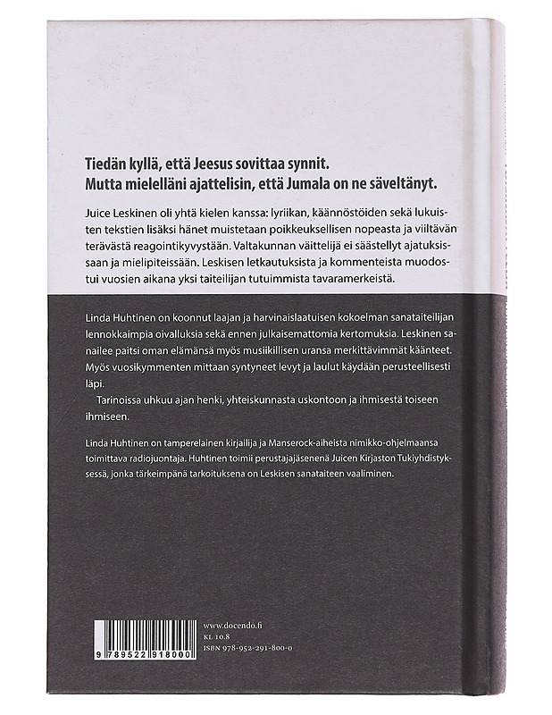 Toisinajattelija / näin lausui Leskinen - Leskinen, Juice - Elämäkerrat ja muistelmat - 10105583556 - 1