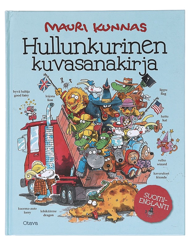 Hullunkurinen kuvasanakirja / suomi-englanti - Mauri Kunnas - Lastenkirjat - 10105583595 - 0