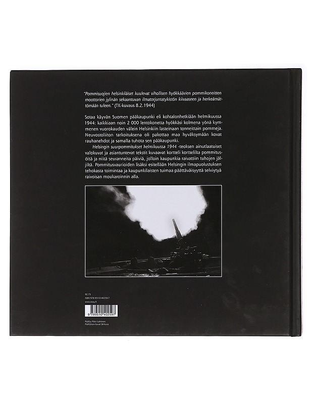 Helsingin suurpommitukset helmikuussa 1944 - Helminen, Martti - Historiakirjat - 10105583597 - 1