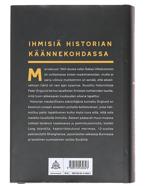 Marraskuu 1942 / kohtalonkuukausi tavallisten ihmisten silmin - Englund, Peter - Elämäkerrat ja muistelmat - 10105583599 - 1