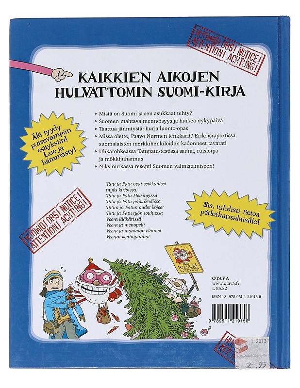 Tatun ja Patun Suomi - Havukainen, Aino - Lastenkirjat - 10105583639 - 1