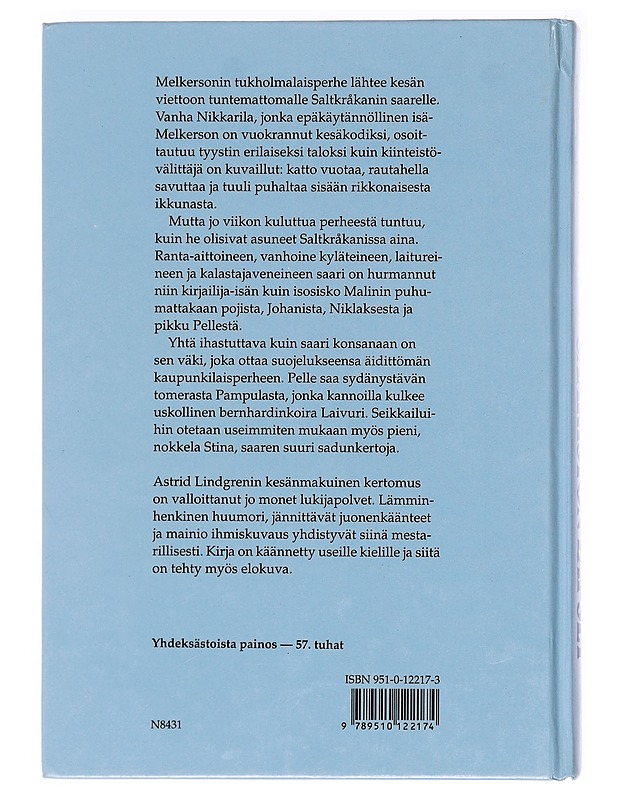 Saariston lapset - Lindgren, Astrid - Lastenkirjat - 10105583682 - 1