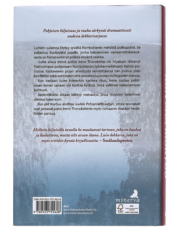 Kun jää murtuu - Lundgren, Jennie - Romaanit ja novellit - 10105583683 - 1