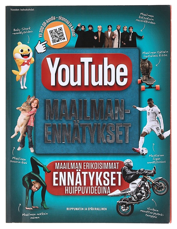 Youtube maailmanennätykset ; maailman erikoisimmat ennätykset huippuvideoina - Besley, Adrian - Tietokirjat ja oppaat - 10105583712 - 0