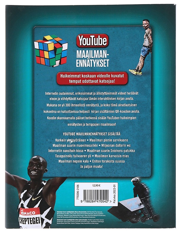 Youtube maailmanennätykset ; maailman erikoisimmat ennätykset huippuvideoina - Besley, Adrian - Tietokirjat ja oppaat - 10105583712 - 1