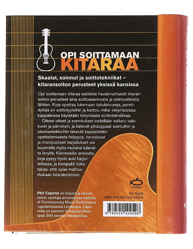 Opi soittamaan kitaraa / aloittelijan opas - Capone, Phil - Tietokirjat ja oppaat - 10105583745 - 1