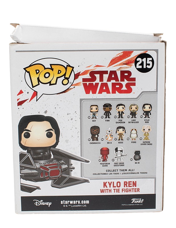 FUNKO POP Star Wars Kylo Ren with Tie Fighter figuuri #215 - Lasten lelut - 10105583838 - 2