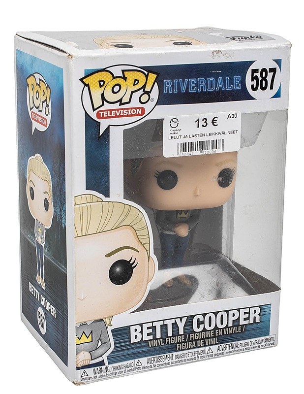 FUNKO POP Riverdale Betty Cooper #587 - Lasten lelut - 10105583899 - 0