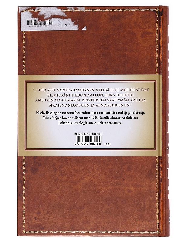 Nostradamus / 100 ennustusta : kuvitettu laitos - Reading, Mario - Historiakirjat - 10105583918 - 1