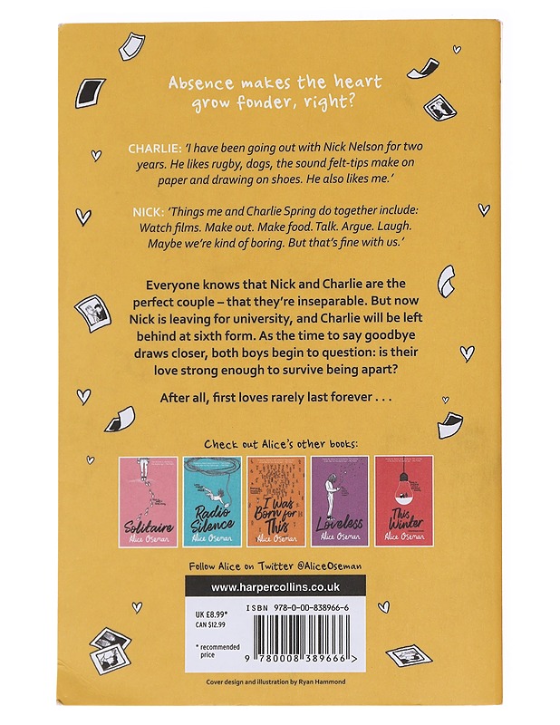 Nick and Charlie / a Solitaire novella - Alice Oseman - Nuorten kirjat - 10105583916 - 1