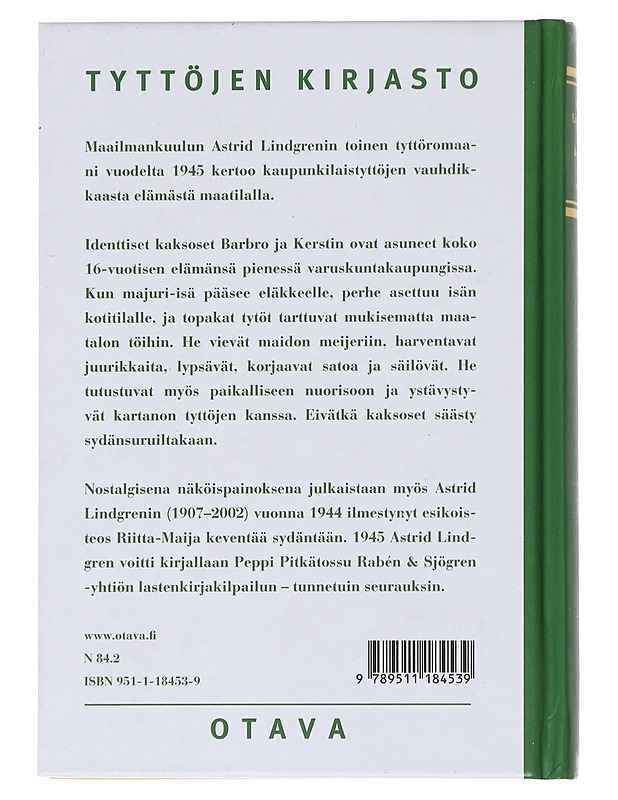 Kerstin ja minä / tyttöromaani - Lindgren, Astrid - Nuorten kirjat - 10105583919 - 1