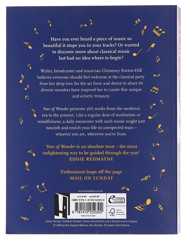 Year of wonder : classical music for every day - Burton-Hill, Clemency - Musiikki- ja elokuvakirjat - 10105583944 - 1