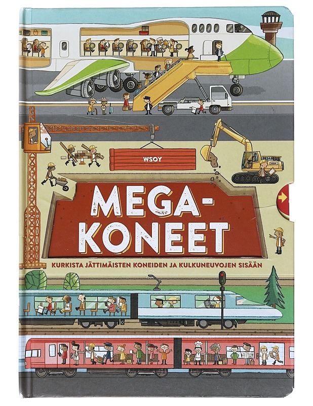 Megakoneet : kurkista jättimäisten koneiden ja kulkuneuvojen sisään - Steele, Philip - Lastenkirjat - 10105583982 - 0