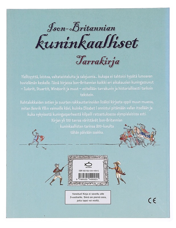 Ison-Britannian kuninkaalliset : tarrakirja - Courtauld, Sarah - Lastenkirjat - 10105584044 - 1