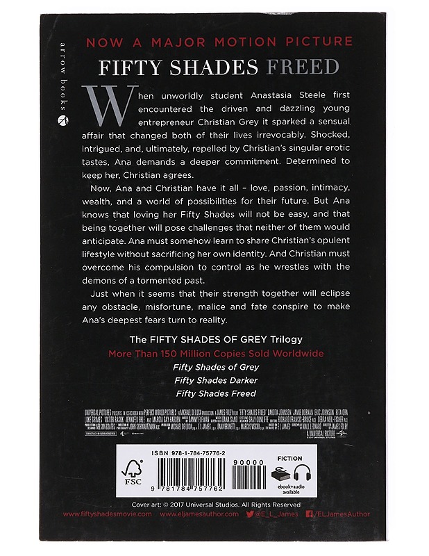 Fifty shades freed - E L James - Romaanit ja novellit - 10105584057 - 1
