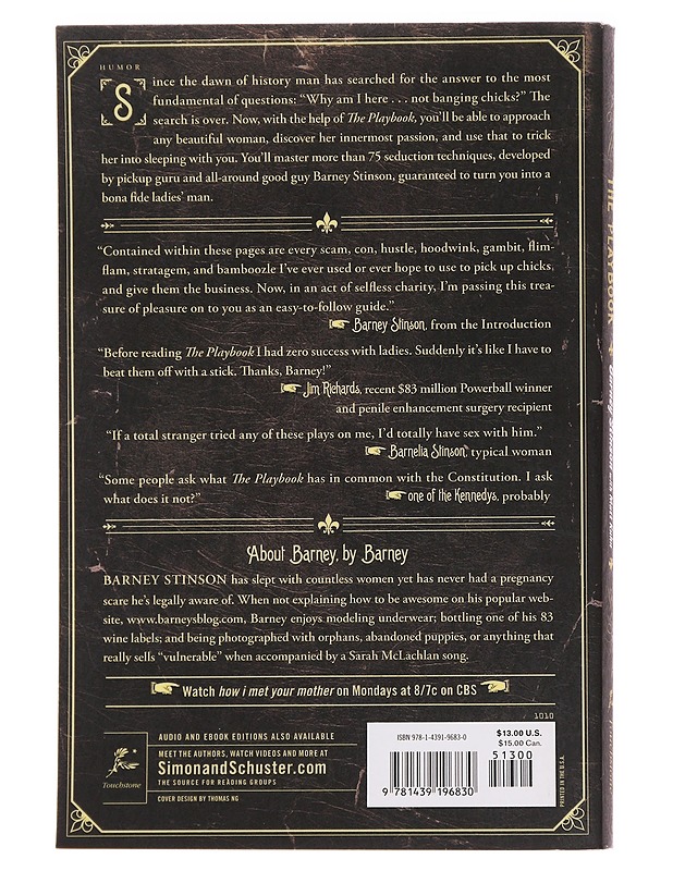 The Playbook _ Barney Stinson - Kaunokirjallisuus - 10105584073 - 1
