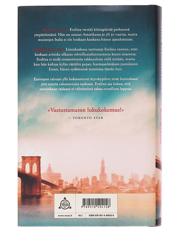 Italialainen tyttö Brooklynissa - Montefiore, Santa - Romaanit ja novellit - 10105584108 - 1