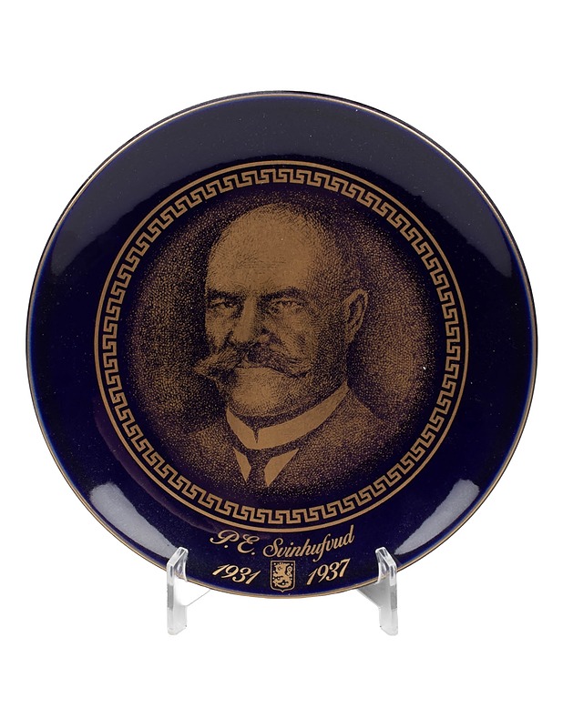 ARABIA Suomen presidentit P. E. Svinhufvud seinälautanen - Designsuosikit - 10105584149 - 1