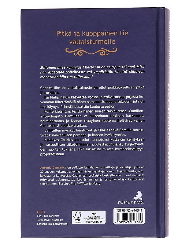 Kuningas Charles III - Caprarica, Antonio - Elämäkerrat ja muistelmat - 10105584151 - 1