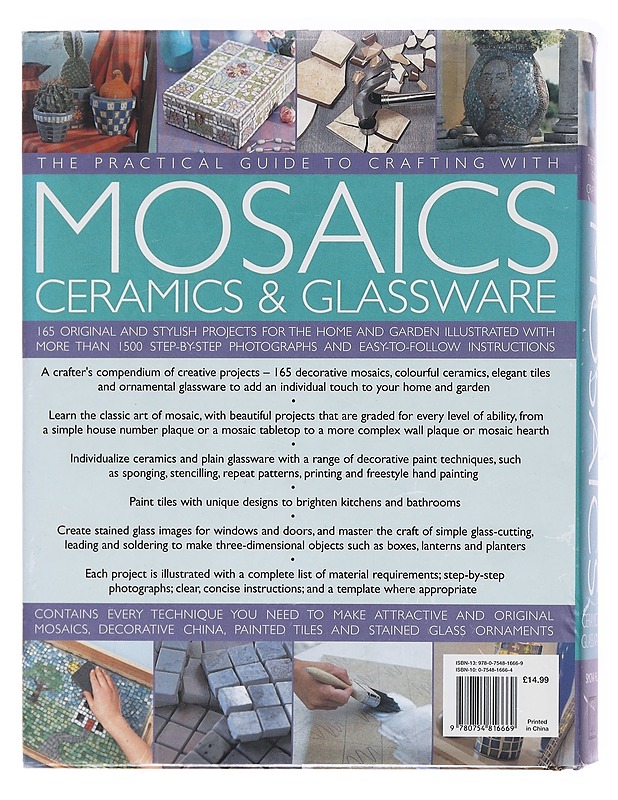 The practical guide to crafting with mosaics, ceramics & glassware - Hill, Simona - Käsityökirjat - 10105584179 - 1
