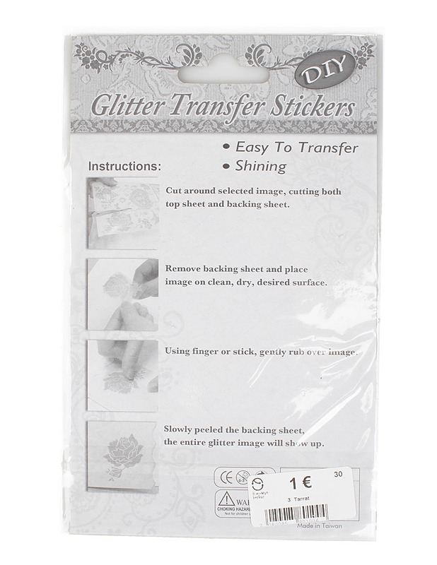 Glitter Transfer Stickers tarra - Askartelu - 10105584219 - 1