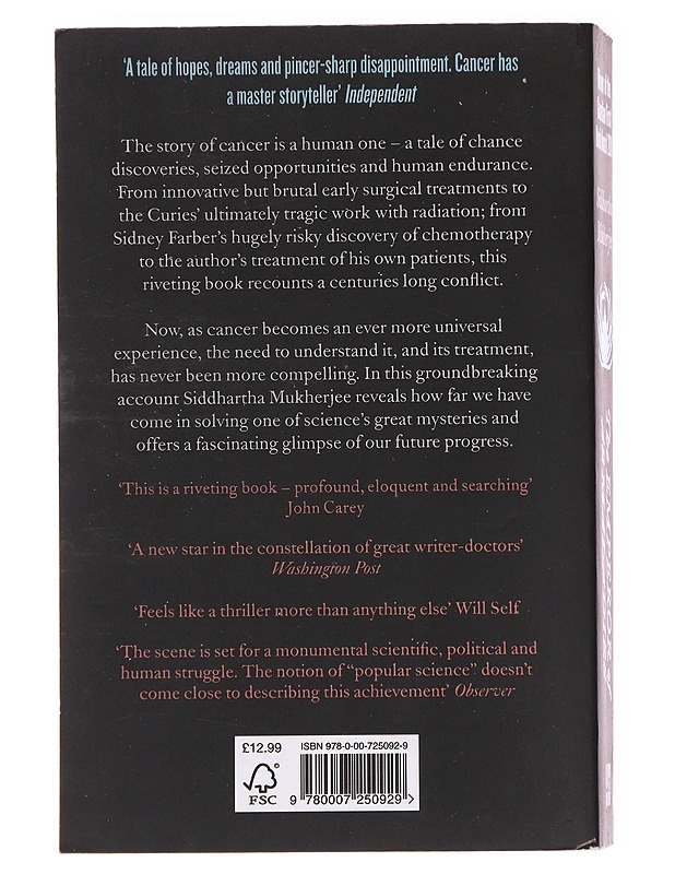 The Emperor of All Maladies - Siddhartha Mukherjee - Tietokirjat - 10105584225 - 1