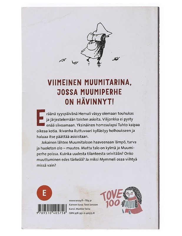 Muumilaakson marraskuu - Jansson, Tove - Lastenkirjat - 10105584242 - 1