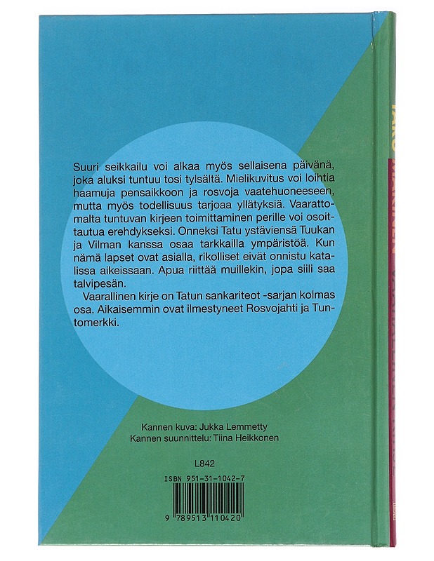 Vaarallinen kirje - Väyrynen, Taru - Lastenkirjat - 10105584275 - 1