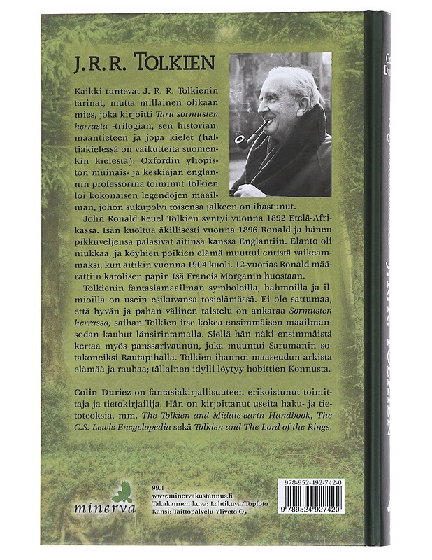 Legenda nimeltä J. R. R. Tolkien - Duriez, Colin - Fantasia- ja scifi - 10105584278 - 1
