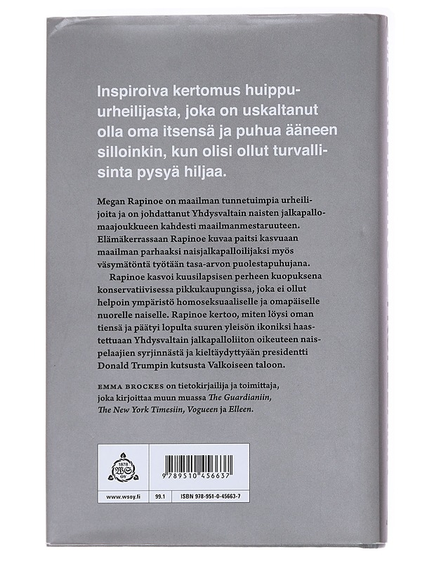 Yksi elämä / Megan Rapinoen tarina - Rapinoe, Megan - Elämäkerrat ja muistelmat - 10105584280 - 1