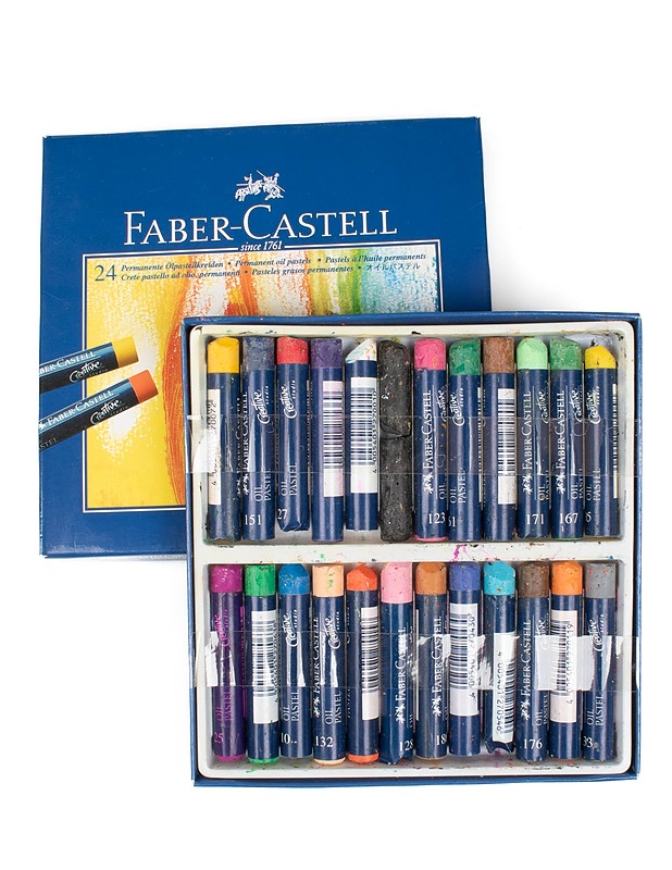 FABER CASTELL Pysyvät öljypastellit, 24kpl - Askartelu - 10105584306 - 0