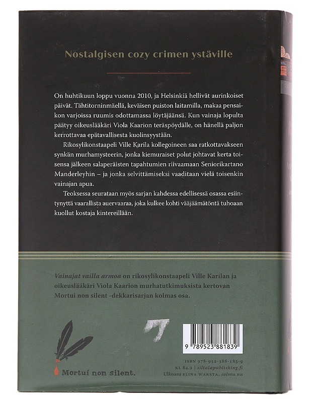 Vainajat vailla armoa - Rainio, Sari - Romaanit ja novellit - 10105584393 - 1