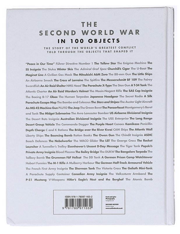 The second World War in 100 objects - Historiakirjat - 10105584405 - 1
