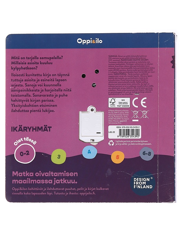 Minun päiväni - Hiltunen, Mikko - Lastenkirjat - 10105584450 - 1