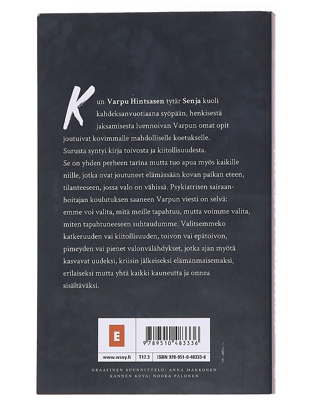 Valo joka ei kadonnutkaan - Hintsanen, Varpu - Elämäkerrat ja muistelmat - 10105584454 - 1