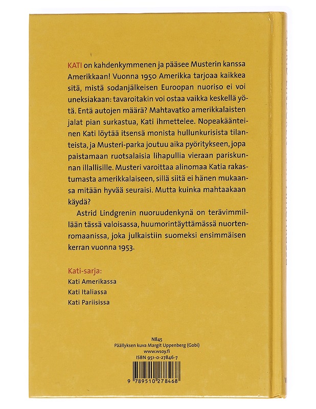Kati Amerikassa - Lindgren, Astrid - Nuorten kirjat - 10105584458 - 1
