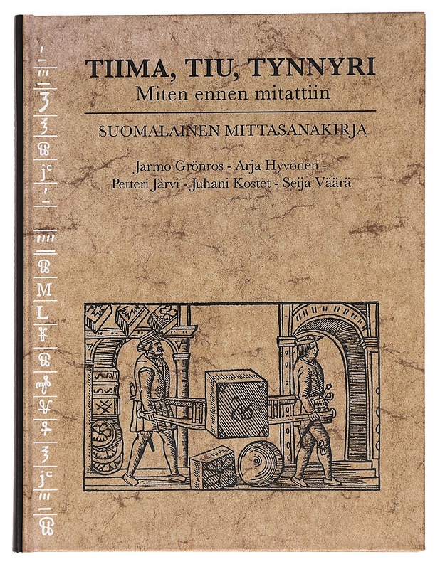 Tiima, tiu, tynnyri : miten ennen mitattiin : suomalainen mittasanakirja - Jarmo Grönroos - Tietokirjat - 10105584467 - 0
